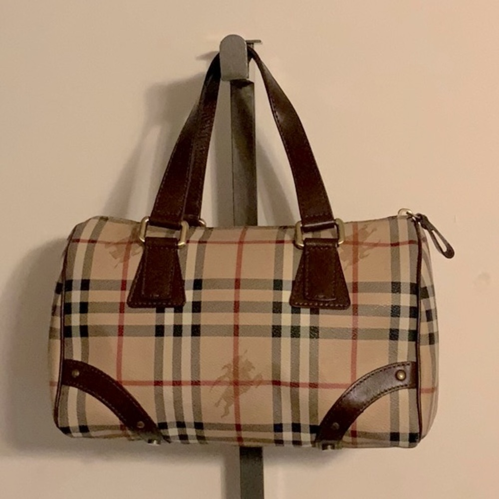 Burberry Haymarket Satchel